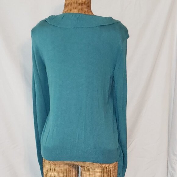 Ladies APPLESEED'S 2 Piece Sweater & Shell Set in Teal - MP - Picture 4 of 5